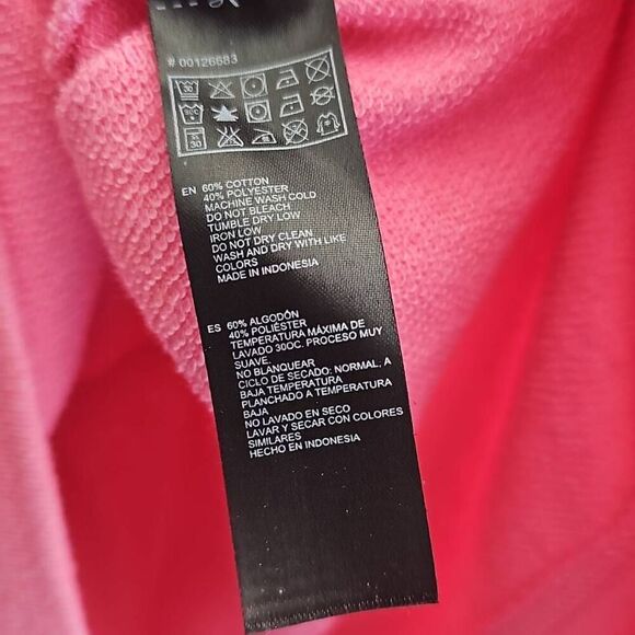 Forever 21 Sweatshirt. Longsleeve shirt with thumb hole. Pink, Size Large - Picture 7 of 8